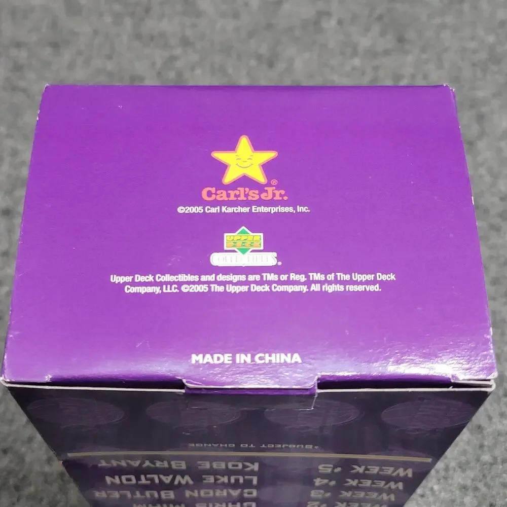 Vintage LA Lakers Bobblehead Lamar Odom #7 2005 Upper Deck Carls Jr Throwback